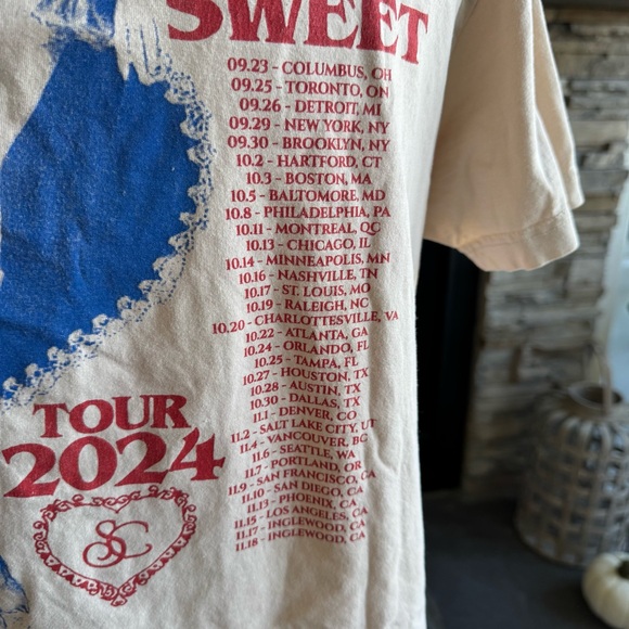 Blue and Tan Graphic Tee - Picture 4 of 14